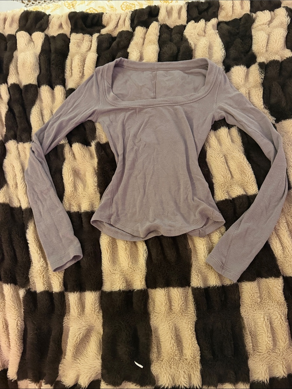 Lululemon Long Sleeve low Neck Women's Top - Light brown